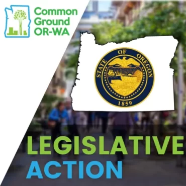 Common Ground OR-WA legislative action banner